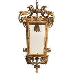 Crusty Old Iron Lantern Antique Crusty Old Iron Lantern