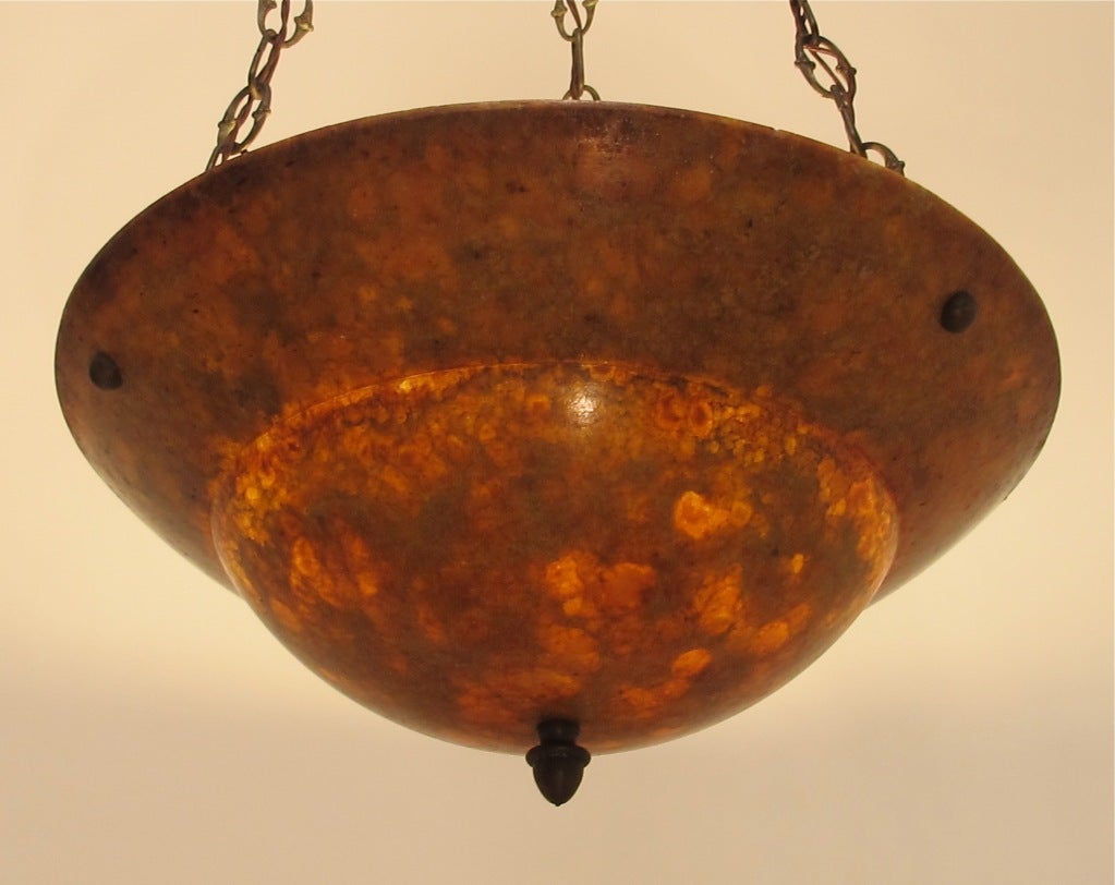 Amber Alabaster Ceiling Light Fixture Chandelier