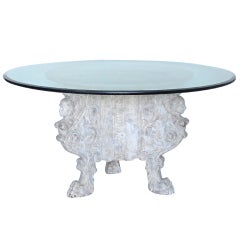 19thC Italian Renaissance Style Walnut Table