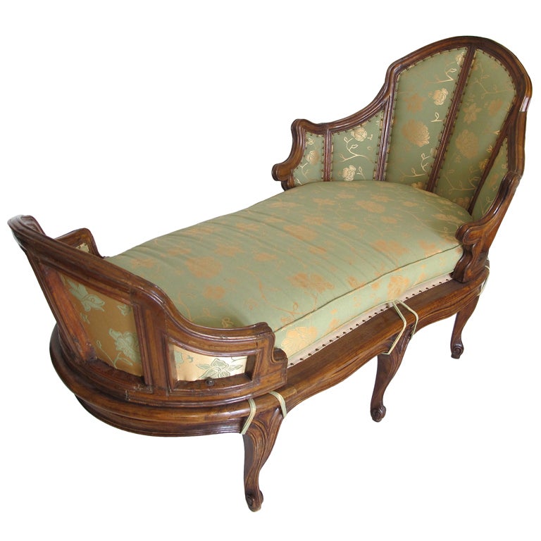 18th Century French Walnut Chaise Longue For Sale At 1stdibs 18th