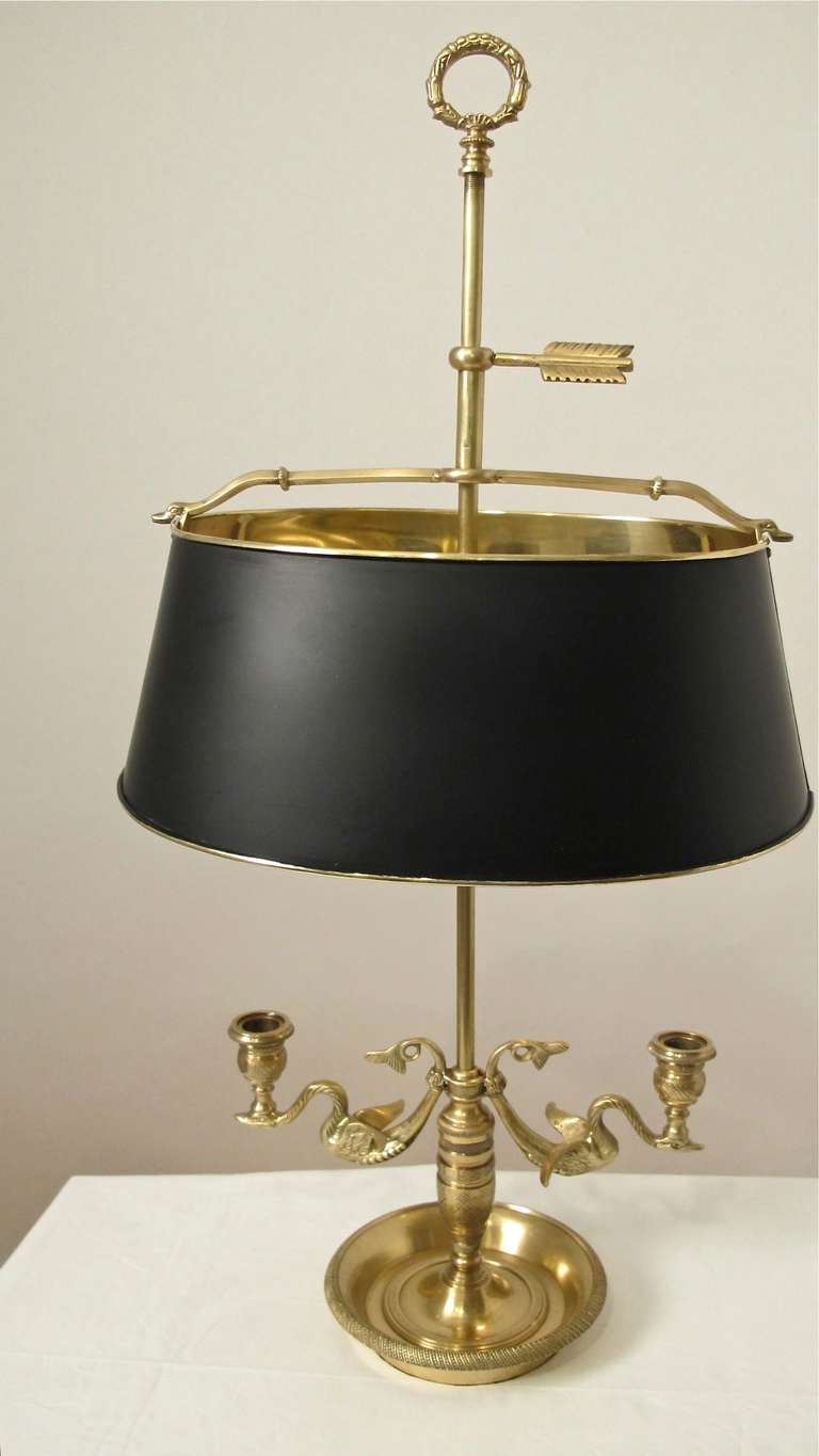 Bouillotte lamp. Recently re-wired and reconditioned.