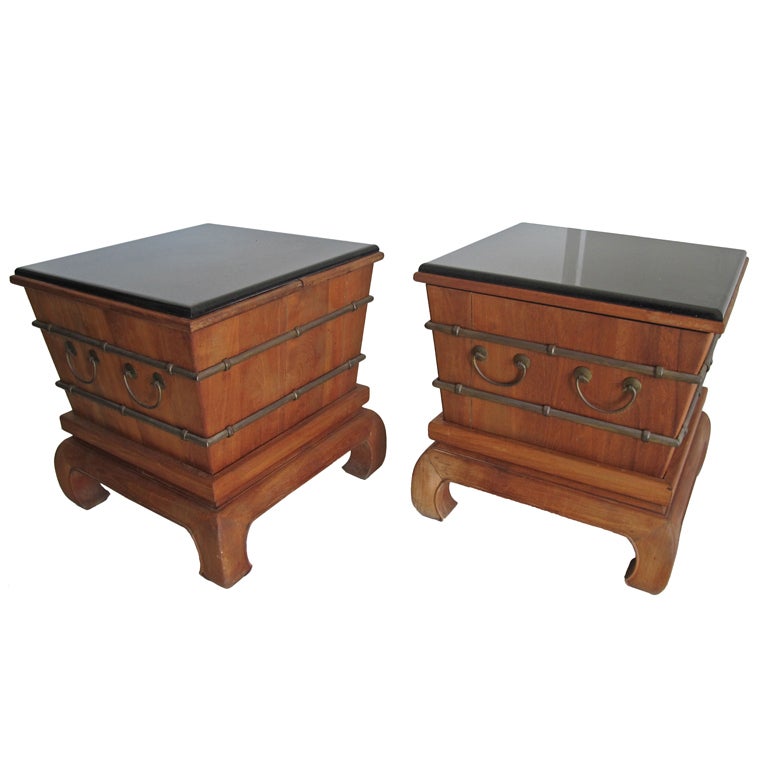Pair of Chinese Ice Chests/Tables/Planters