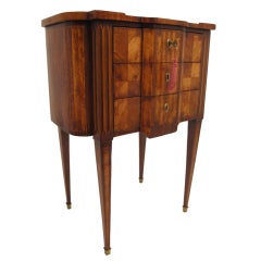 19thC French Parquetry Side Table