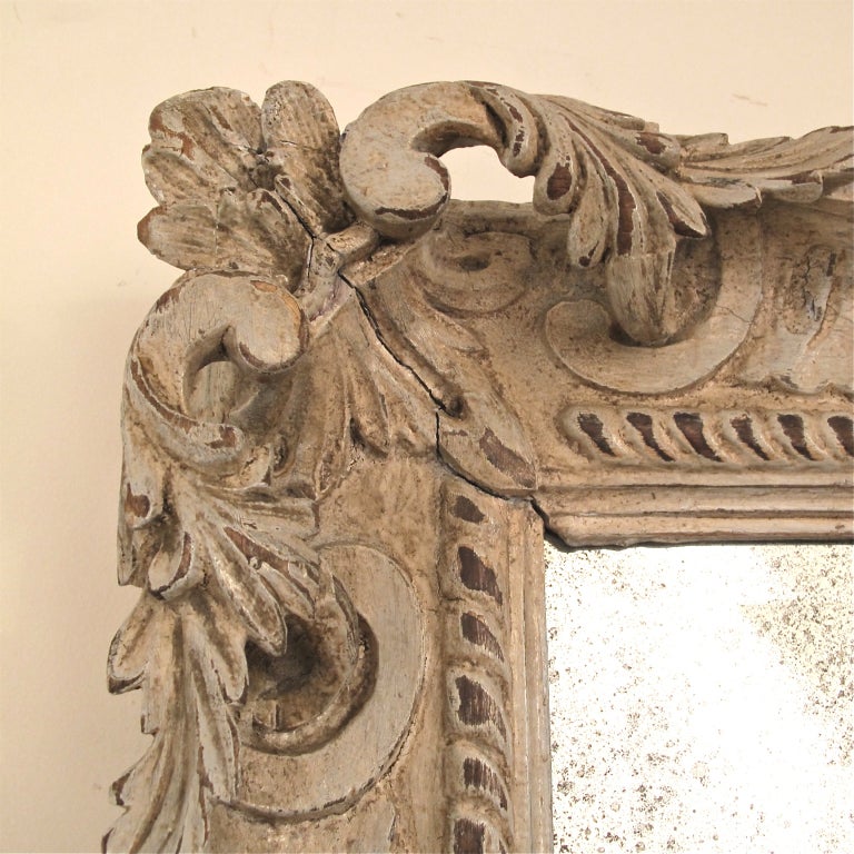 19th Century French Louis XVI Style Mirror In Excellent Condition In San Francisco, CA