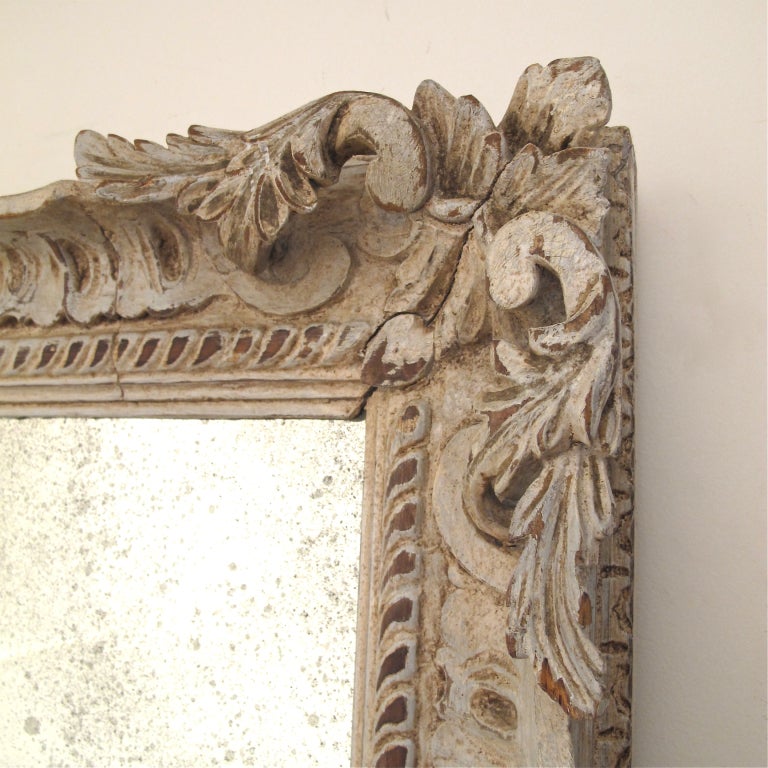 Wood 19th Century French Louis XVI Style Mirror