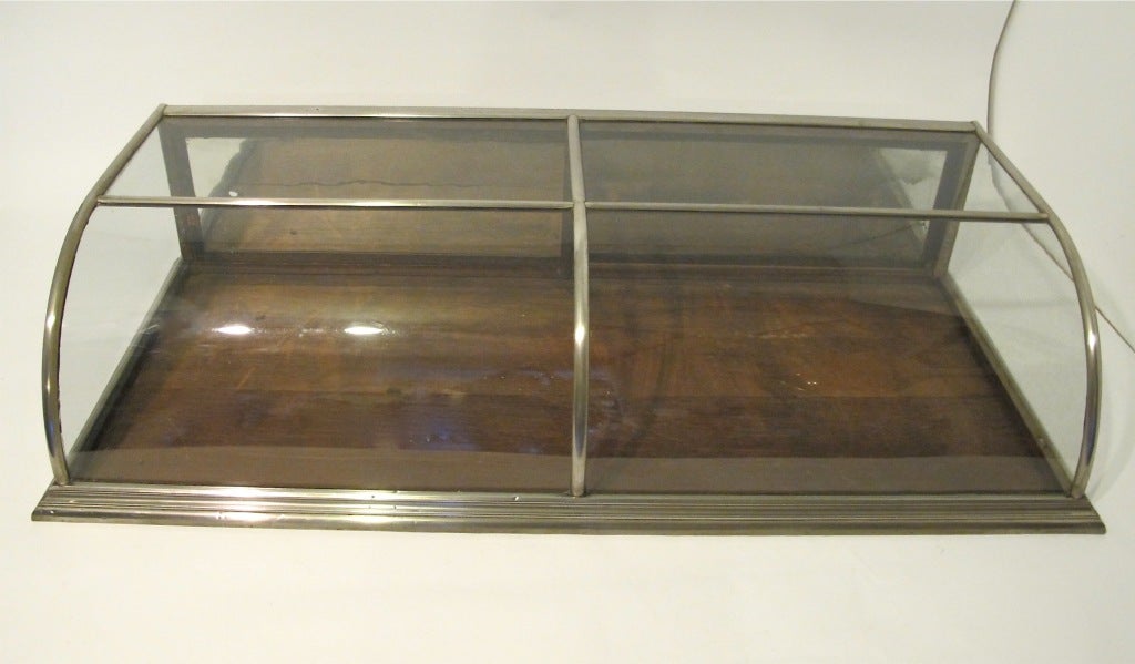 Large Nickel Plated Display Case