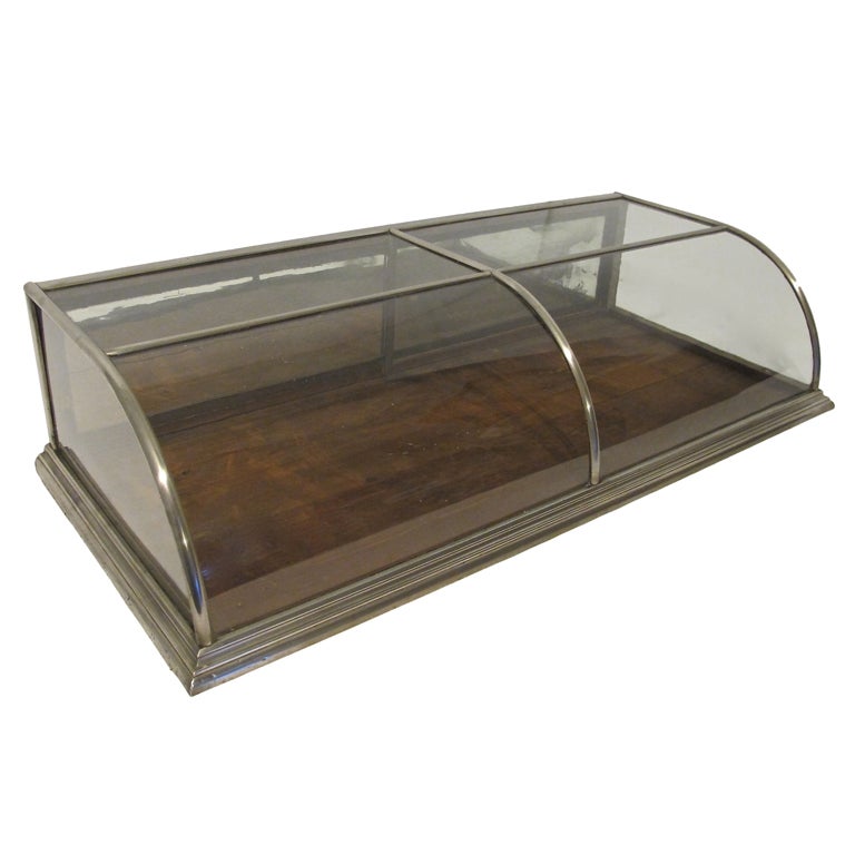 Large Nickel Plated Display Case