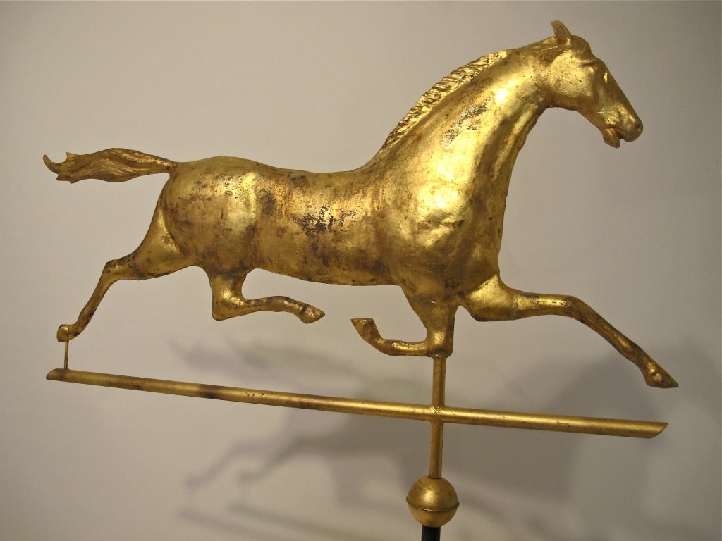 Large American 19thC Horse Weathervane In Excellent Condition In San Francisco, CA