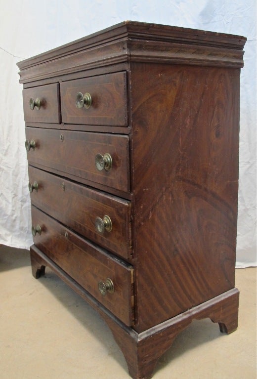 19thC American Painted Chest of Drawers at 1stDibs