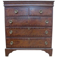 19thC American Painted Chest of Drawers