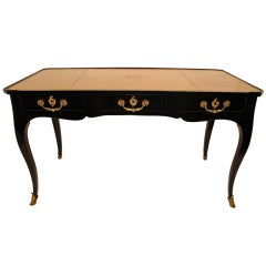 French Louis XVI Style Bureau Plat Desk