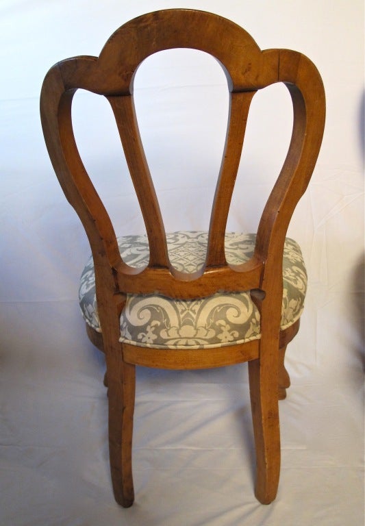 Austrian 19th Century Continental Dining Chairs Set of Eight