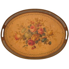 Vintage 19th Century French Tole Tray