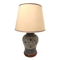 19thC Chinese Porcelain Jar Lamp