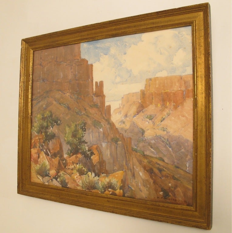 Américain Paysage du Canyon du Sud-Ouest des États-Unis par William Thomas McDermitt  en vente