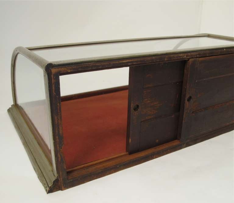 vintage glass display case