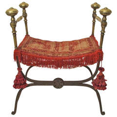 Italian Savonarola or Dante Chair/Bench