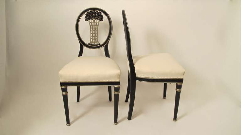 French Art Deco Side Chairs