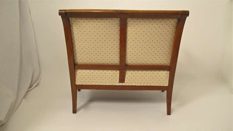 Fruitwood French Directoire Settee