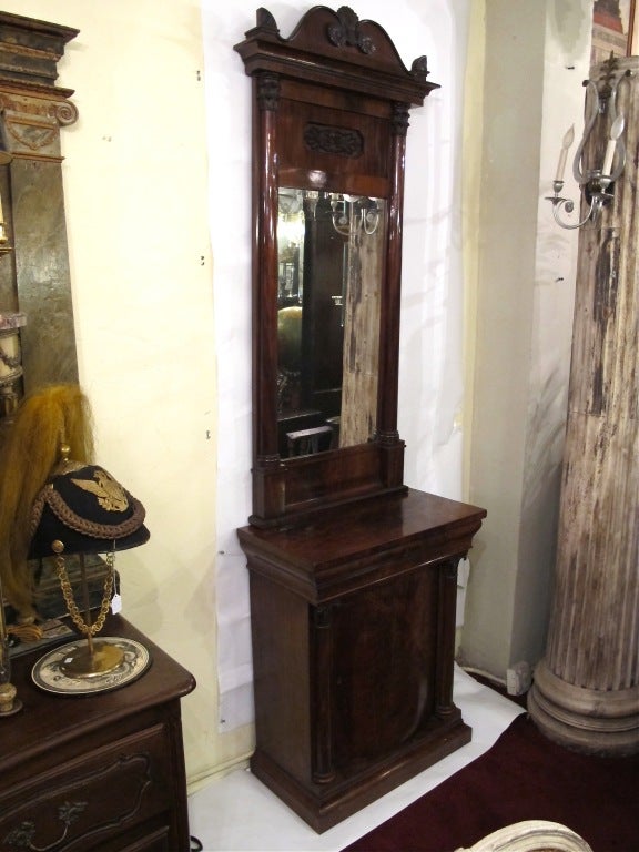 European 19th Century Biedermeier Console Cabinet