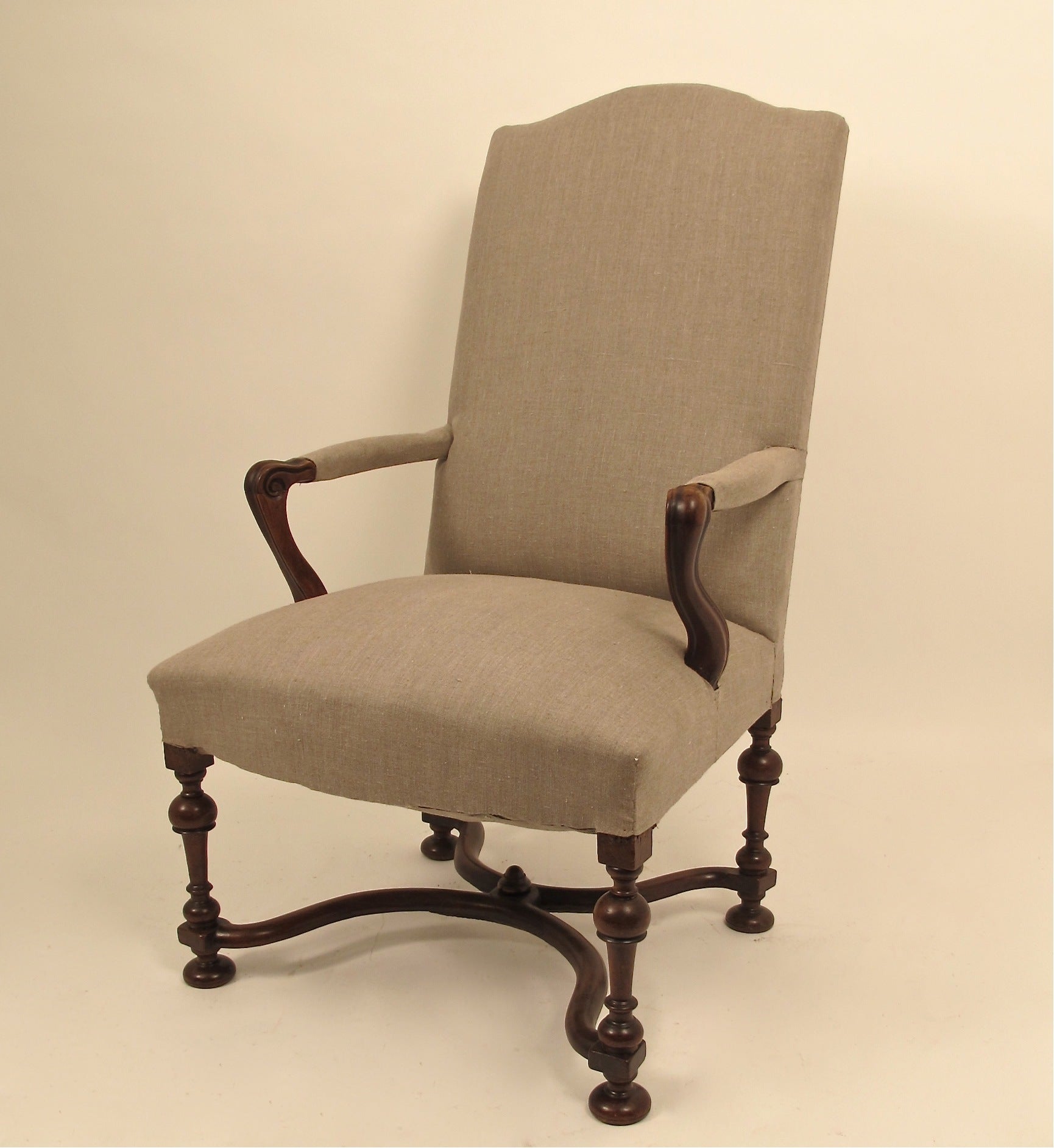 18th Century French Walnut Armchair