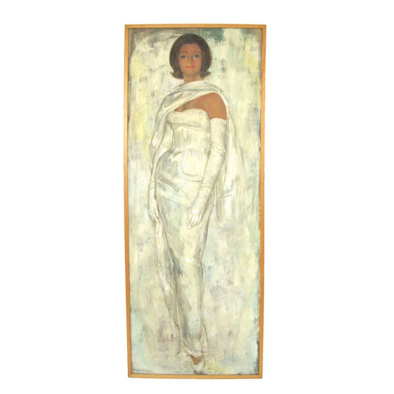 Life Size Portrait Painting by California Artist Eva Sikorsky