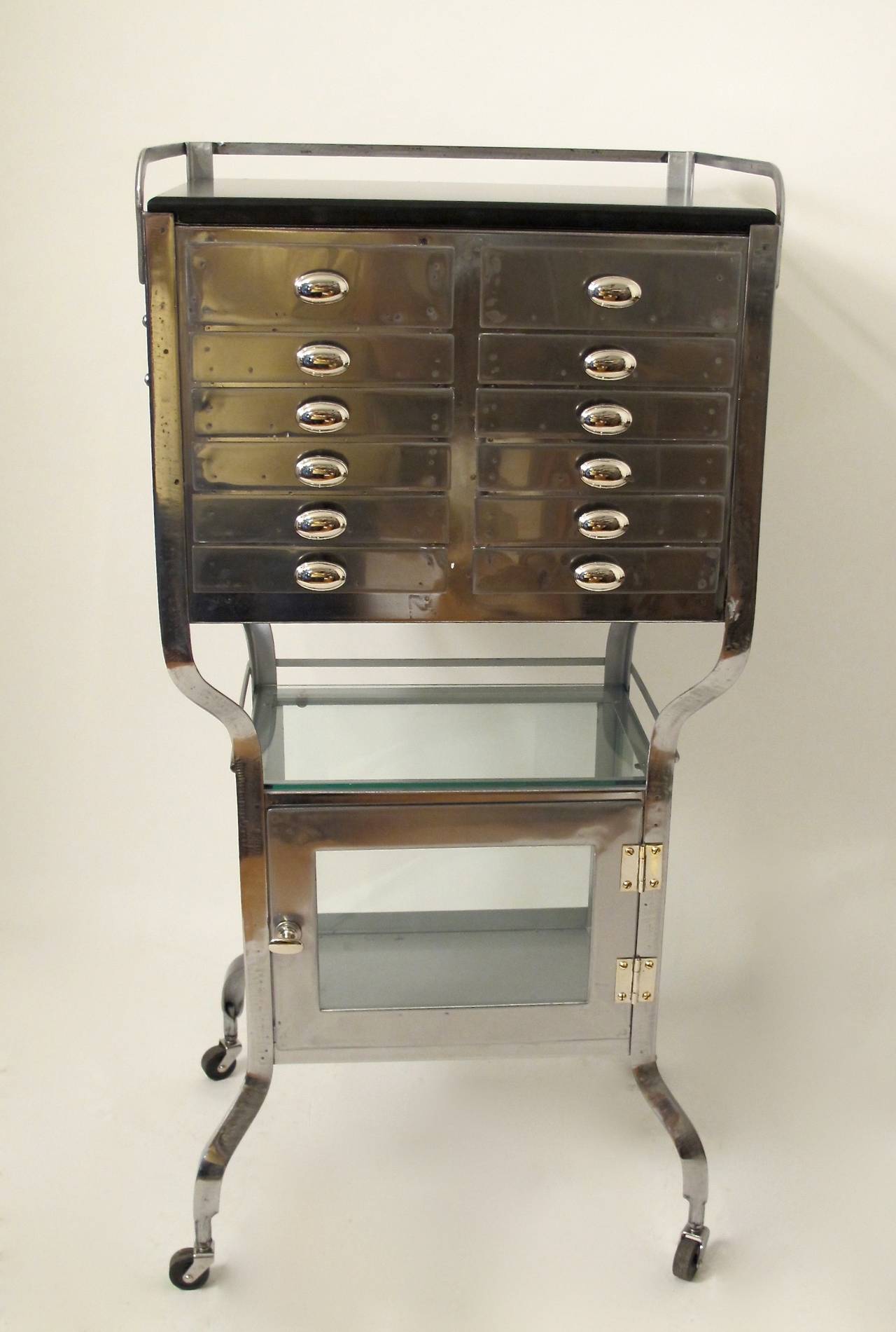 Vintage Steel Medical and Table at 1stDibs