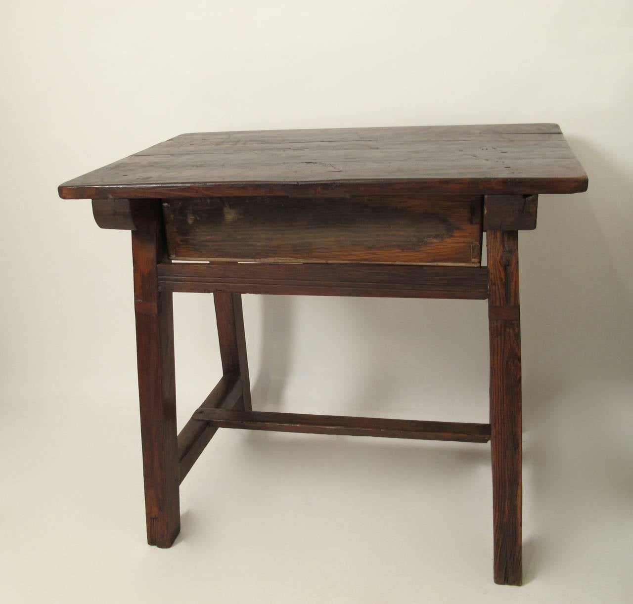 Pine Early 19th Century Mexican Side Table