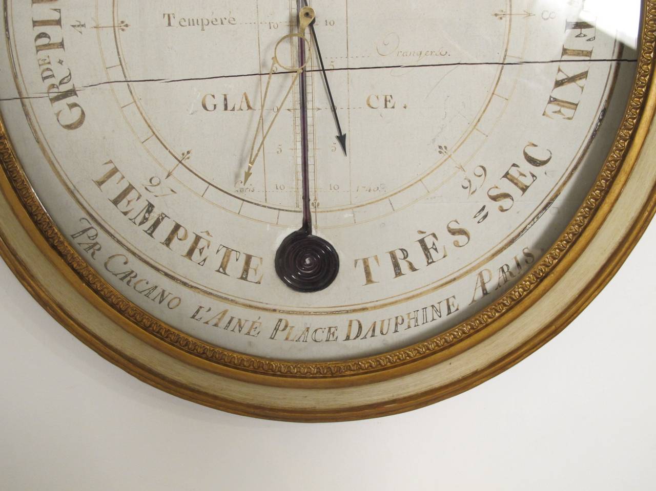 19th Century French Barometer For Sale at 1stdibs