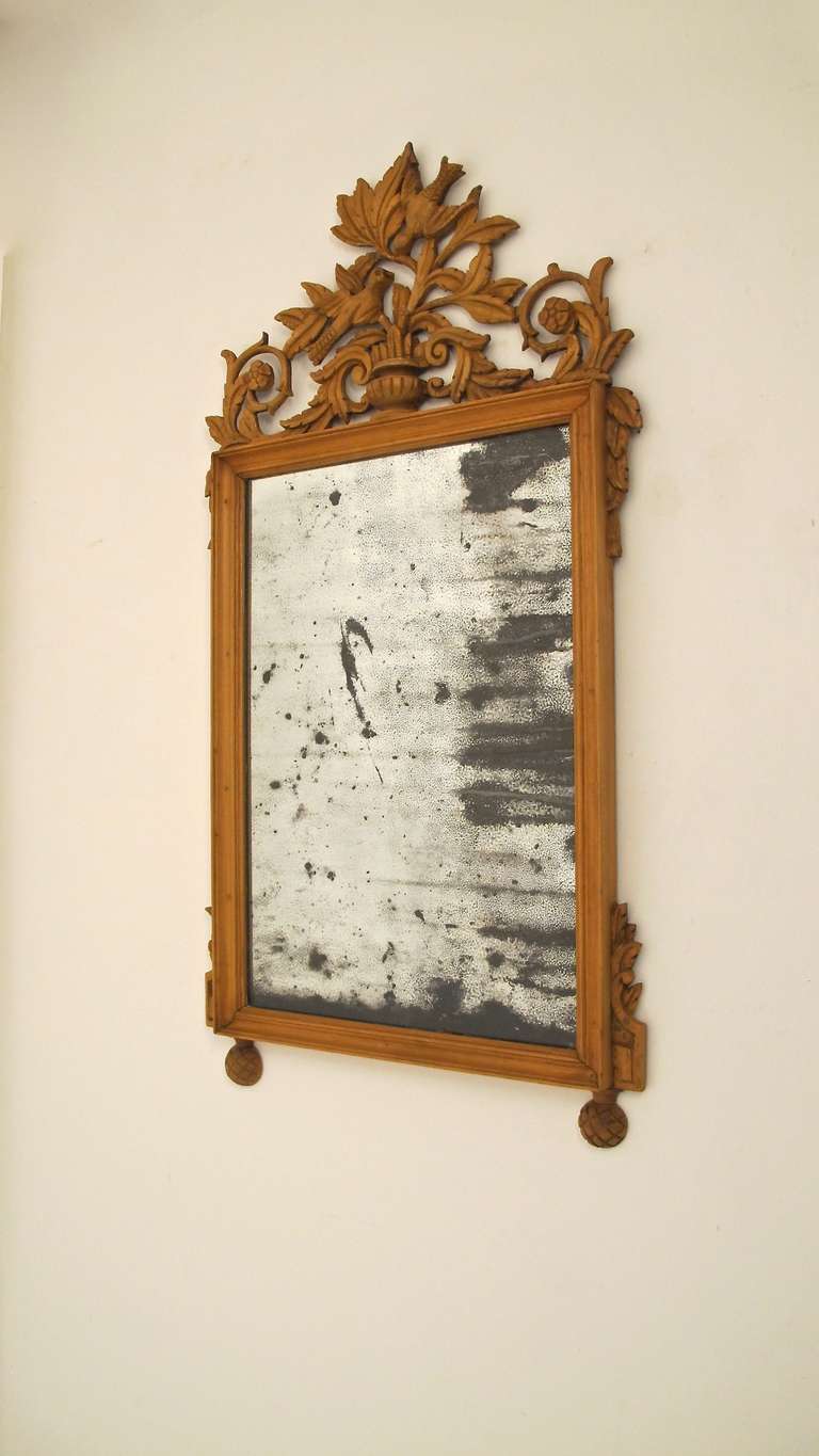 19th Century Italian Mirror In Excellent Condition In San Francisco, CA