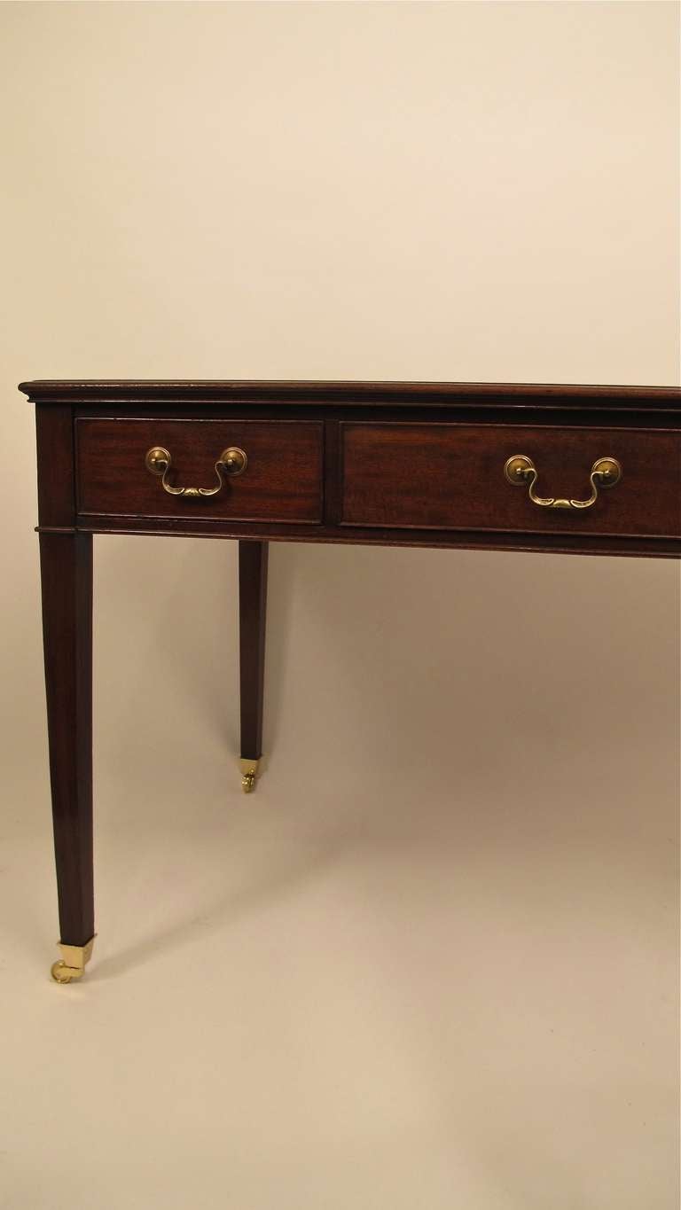 George III Mahogany Writing Desk or Library Table 