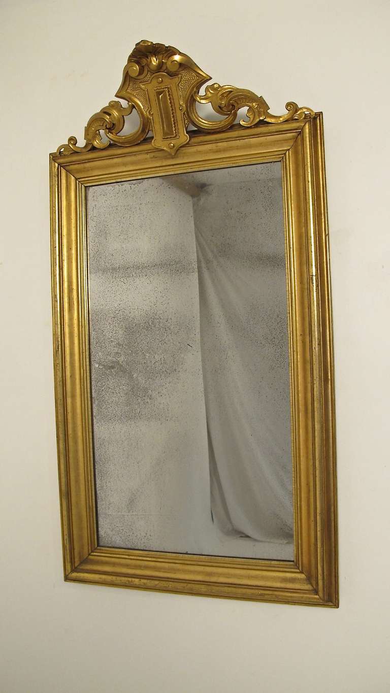 19th Century French Louis Philippe Gilt Mirror 2