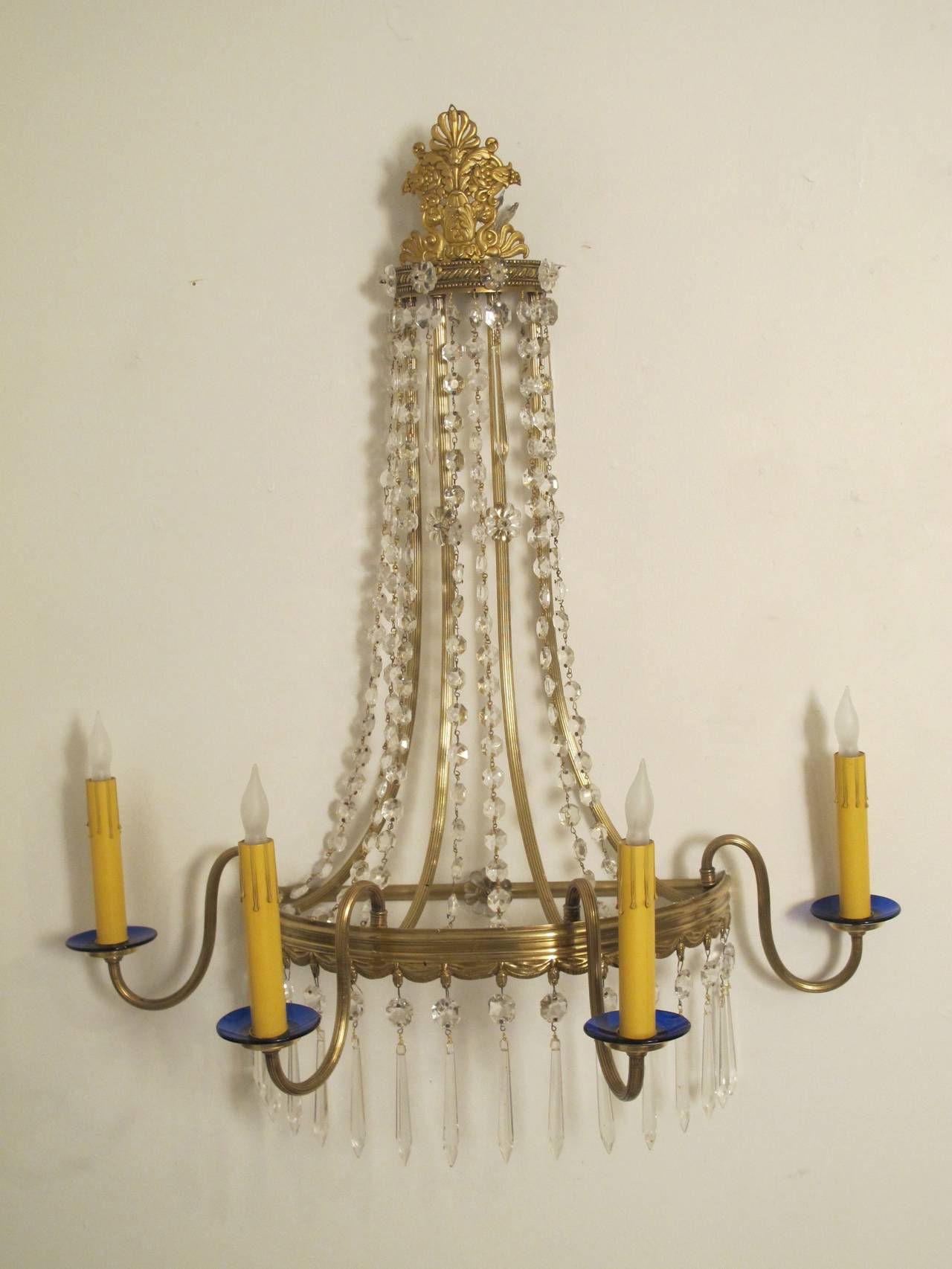 Brass Wall Sconce 2