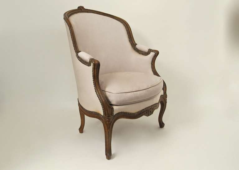 Pair of 19th Century French Bergere/Tub Chairs 2