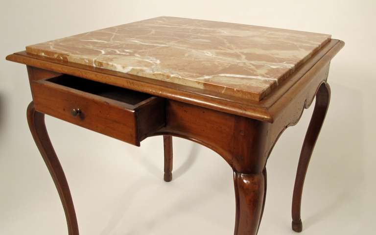 French Fruitwood Side Table 1