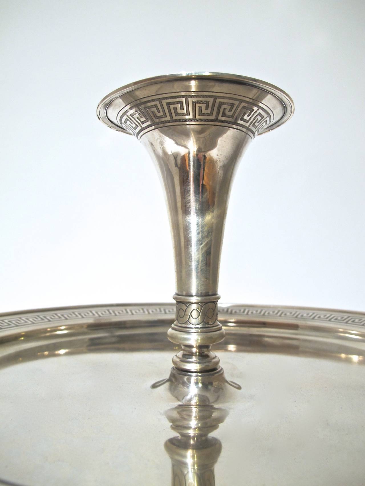 19th Century Neoclassical Silver Centerpiece Epergne 1