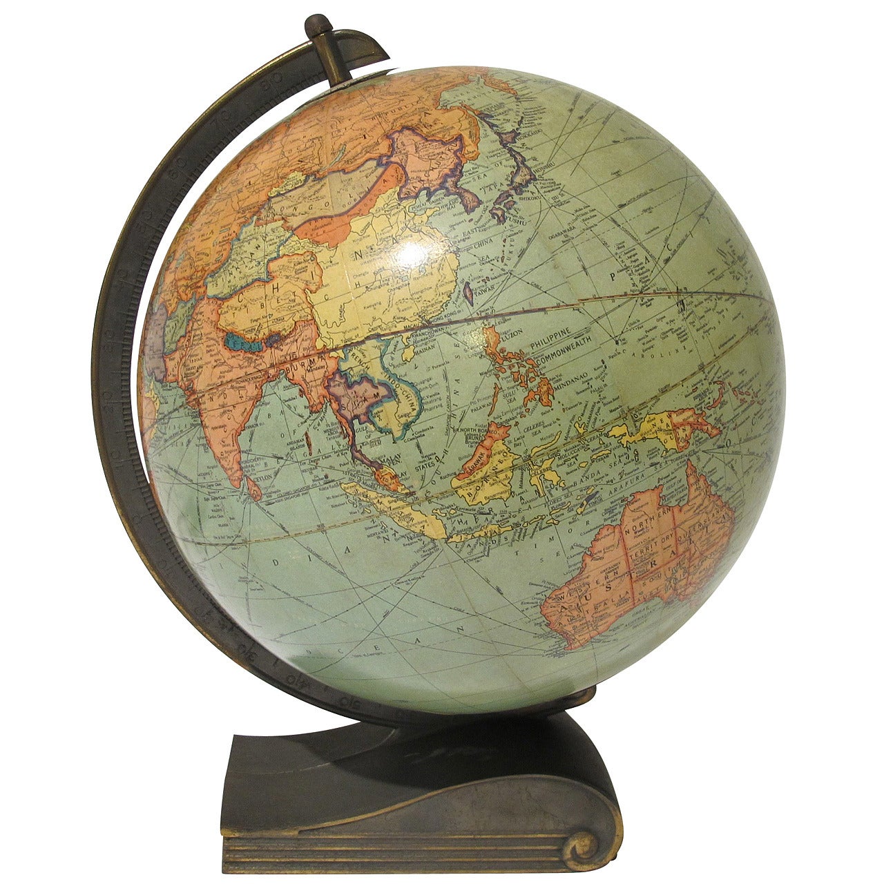 Streamline Moderne Electrified Library Globe