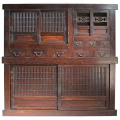 19th Century Japanese Mizuya Cabinet