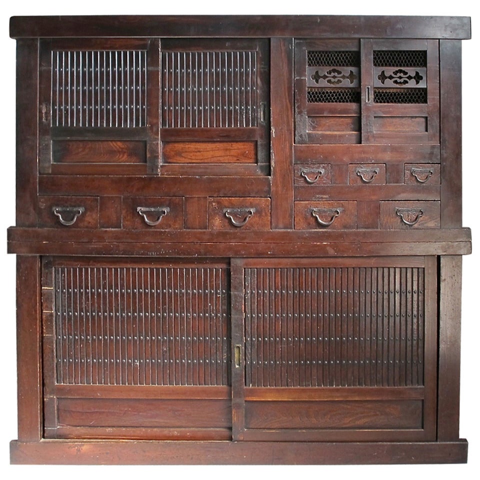 19th Century Japanese Mizuya Cabinet