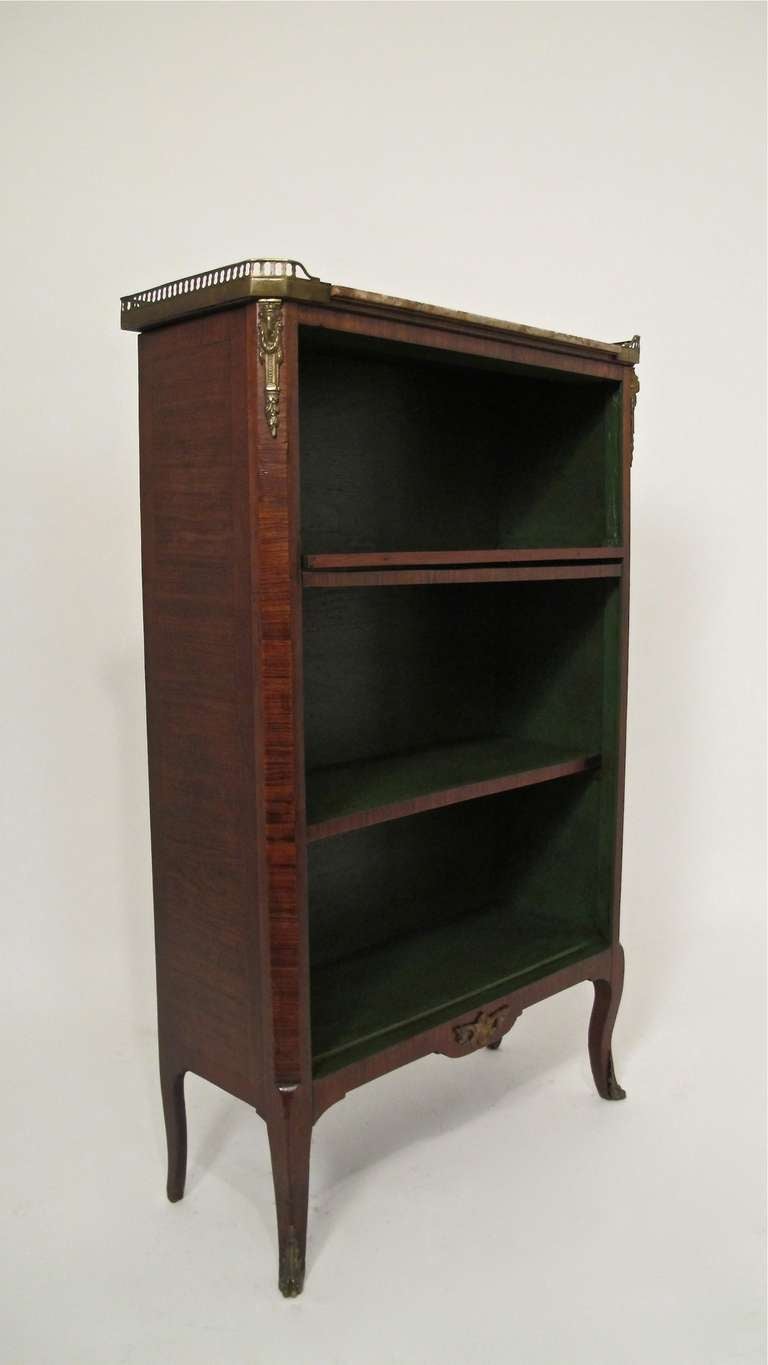 French Mahogany Bookcase In Excellent Condition In San Francisco, CA