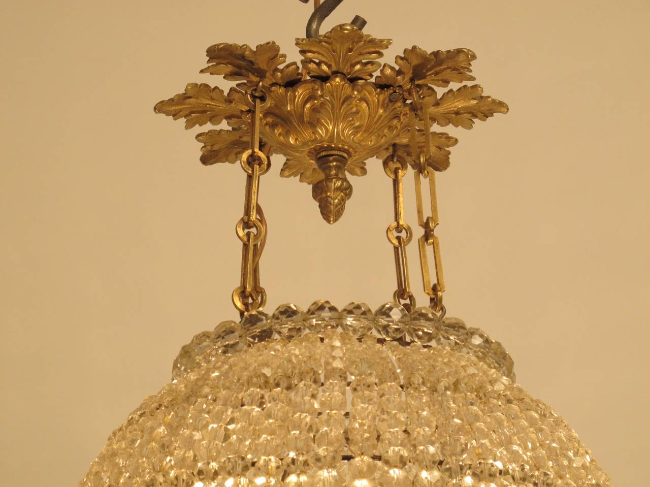 French Beaded Chandelier Pendant