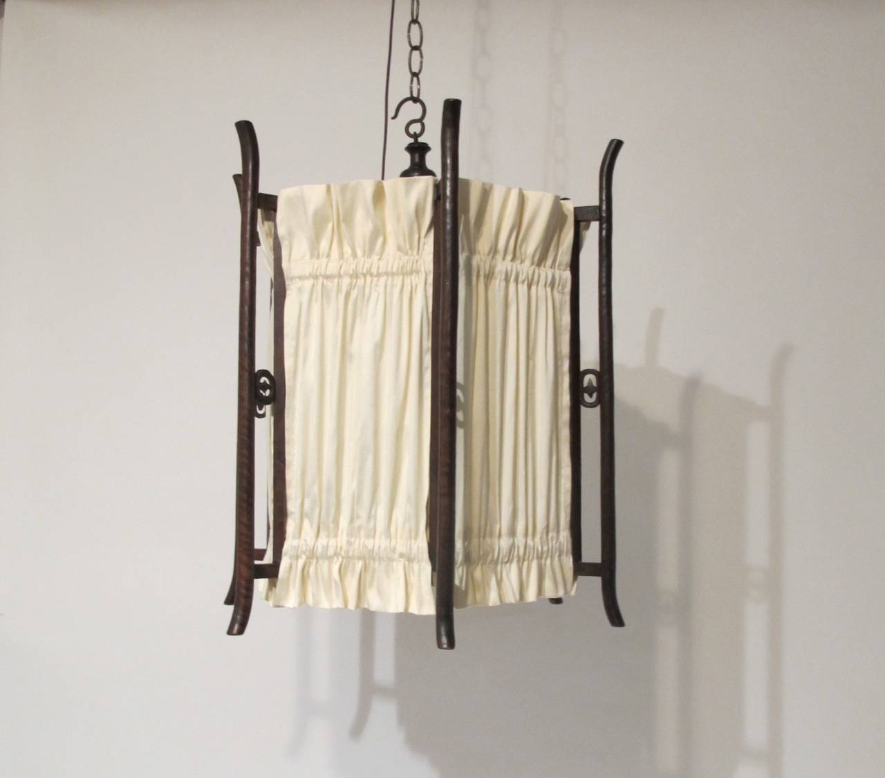 Chinese Wooden Lantern, Electirfied