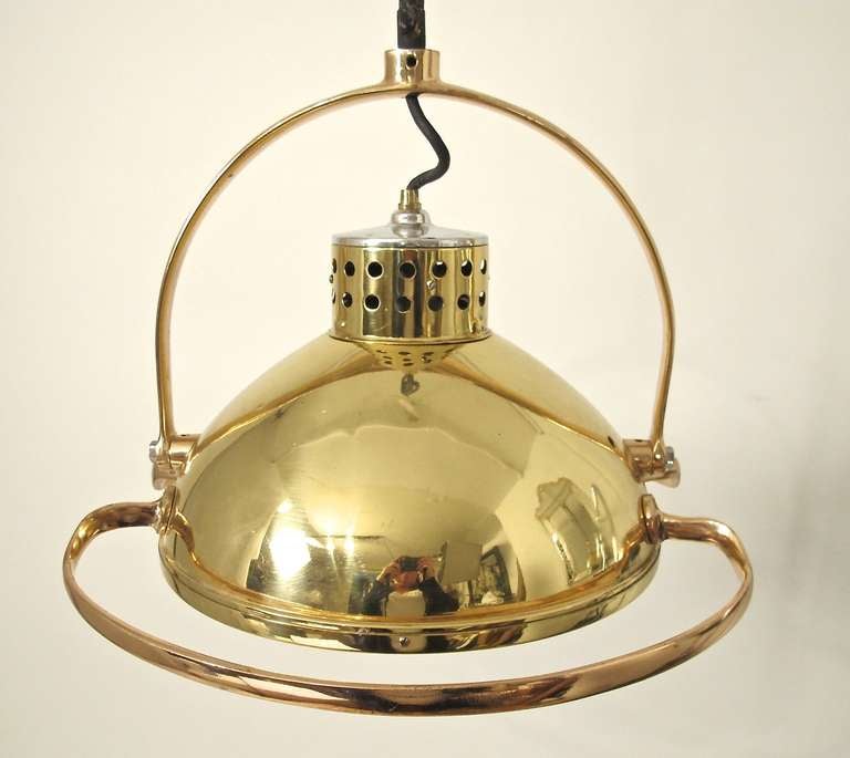 copper industrial ceiling light