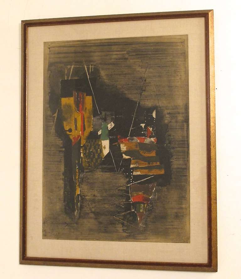 Johnny Friedlaender Abstract Etching