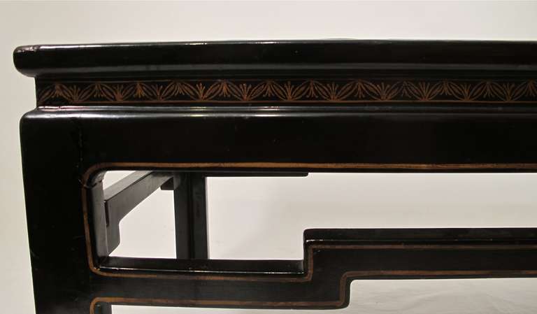 Wood Chinese Lacquer Low Table