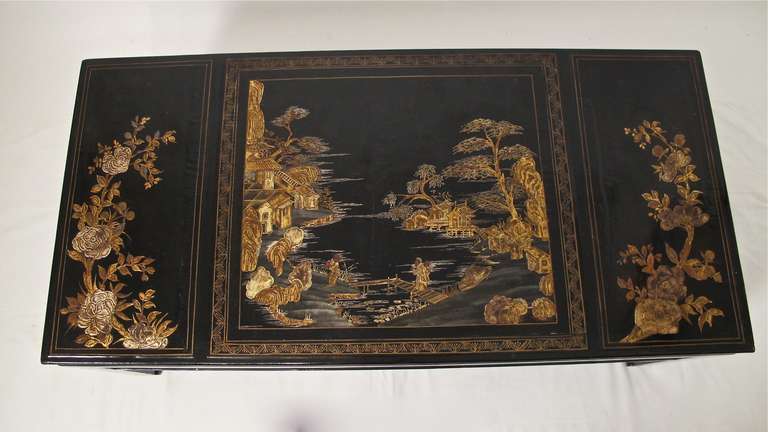 Chinese Lacquer Low Table 3