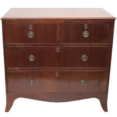 English Mahogany Chest of Drawers