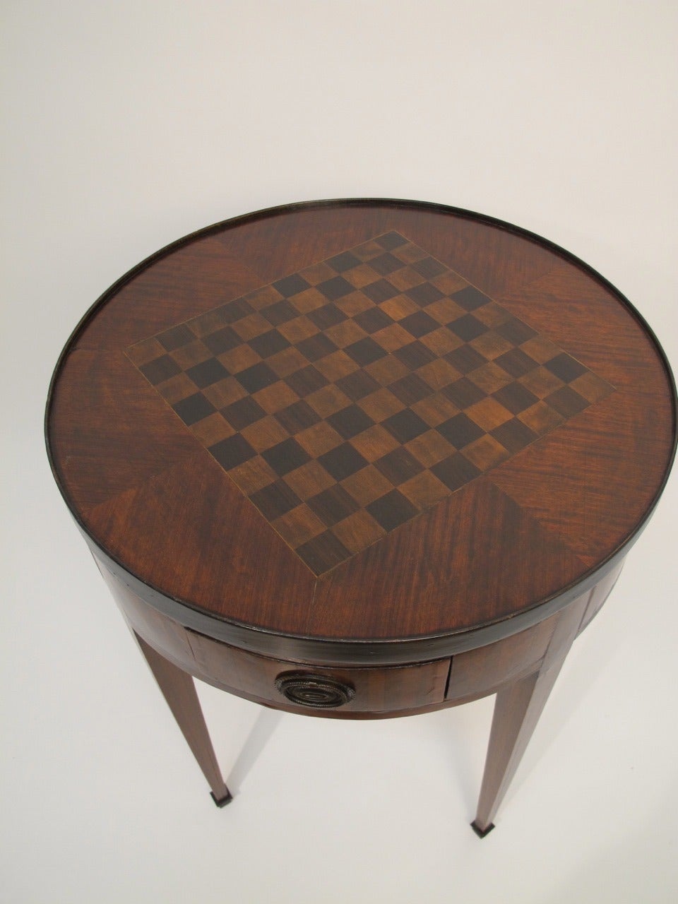 Kingwood 18th Century French Marquetry Bouilliotte Style Game Table For Sale