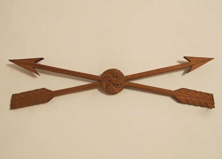 Antique carved wood ornament (possibly overdoor decoration).