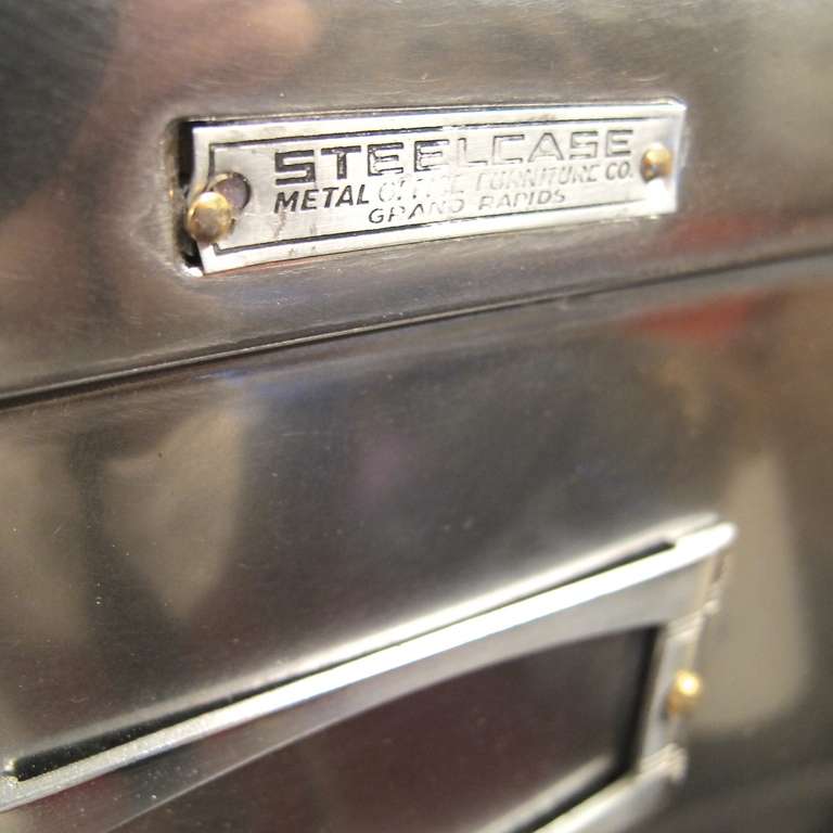 vintage steelcase file cabinet